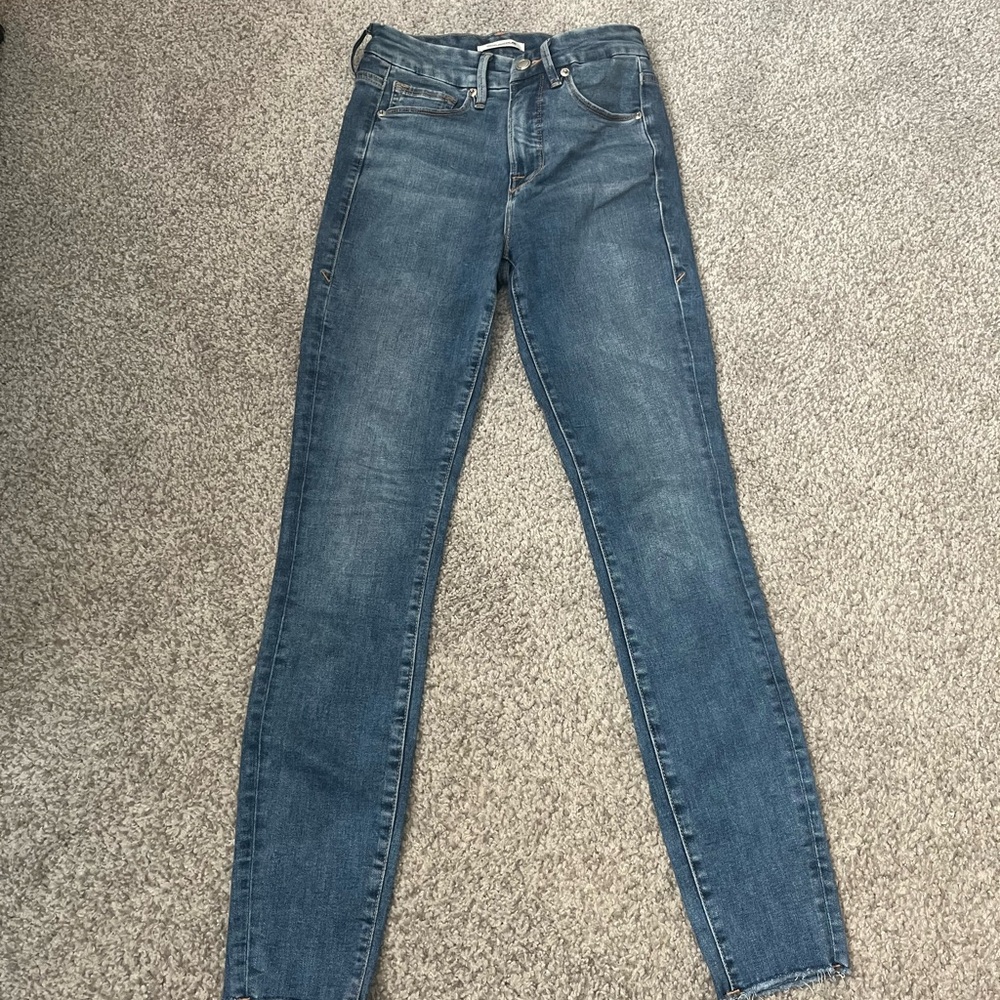 Good American Blue Skinny Jeans
